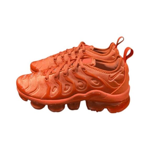 NWD NIKE Air VaporMax Plus 'Triple Orange' Running Shoes Size 6.5 - Picture 2 of 9